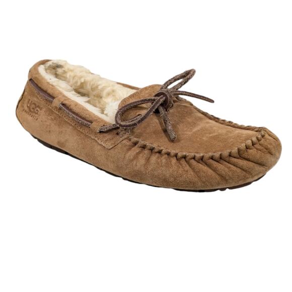 UGG Dakota Slipper/Mocassins GUC $110 Size 7  S3165 - Picture 1 of 11